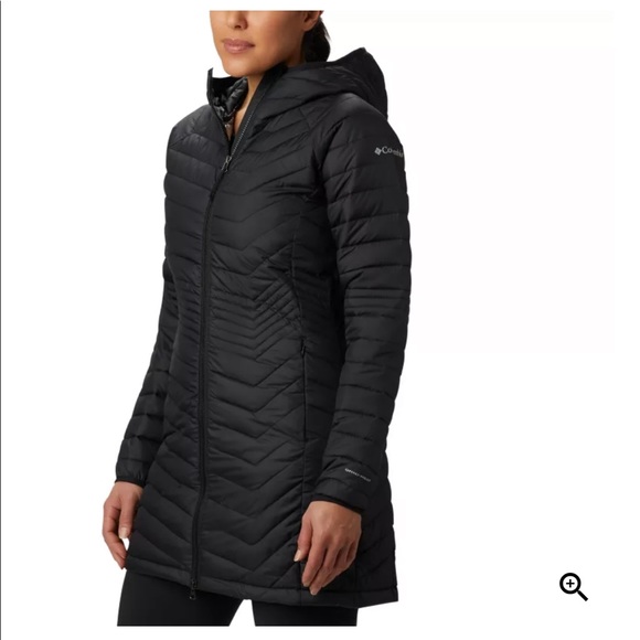 Columbia Puffer Jacket Parka Women's Powder Lite™ Mid Jacket XS Blue - Picture 5 of 11